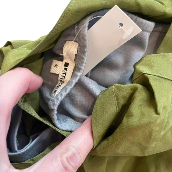 Lamade Silk Green And Grey Halter Top - Picture 3 of 3
